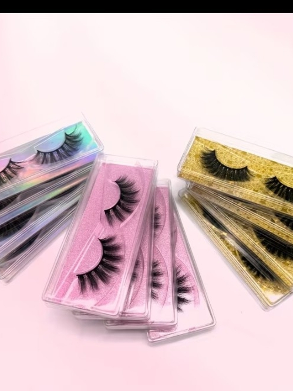 False Lash Set - Black Dramatic Lashes